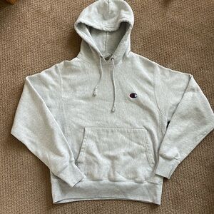 VINTAGE champion grey hoodie size small